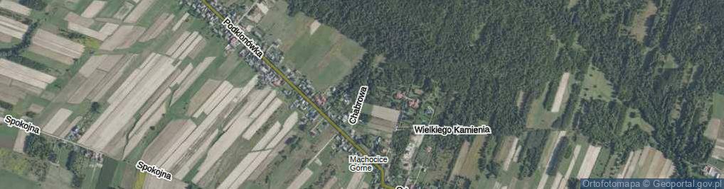 Zdjęcie satelitarne Chabrowa ul.